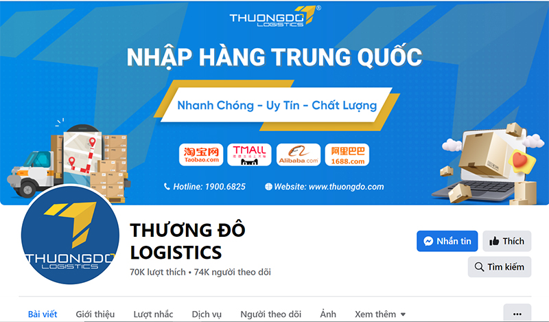  Thương Đô Logistics - địa chỉ đặt hàng Quảng Châu trên facebook uy tín