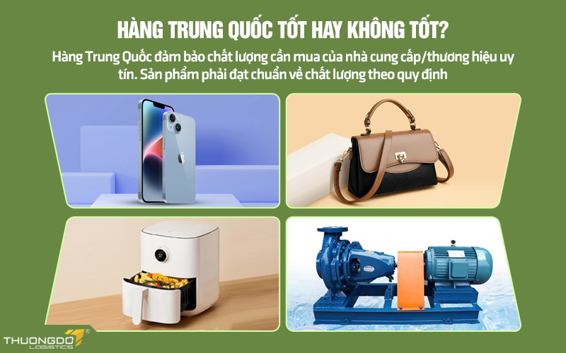 Hàng Trung Quốc xuất khẩu thường đảm bảo về mặt chất lượng
