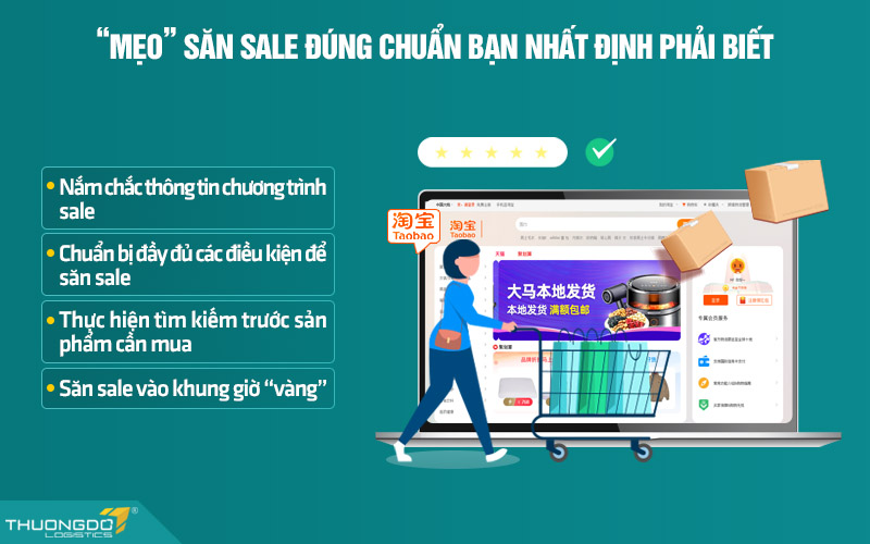 "Mẹo" săn sale vào đợt sale trên trang TMĐT nội địa Trung