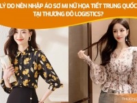 Lý do nên nhập áo sơ mi nữ họa tiết Trung Quốc tại Thương Đô Logistics?