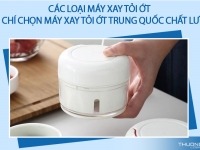 Các loại máy xay tỏi ớt - Tiêu chí chọn máy xay tỏi ớt Trung Quốc chất lượng