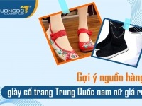 Giày cổ trang Trung Quốc nam nữ nguồn hàng Cosplay giá rẻ đa dạng