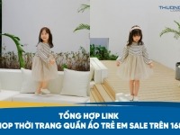 Tổng hợp link shop thời trang quần áo trẻ em sale trên 1688