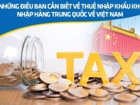 Những điều bạn cần biết về thuế nhập khẩu khi nhập hàng Trung Quốc về Việt Nam