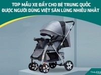 Top 10 mẫu xe đẩy cho bé Trung Quốc được người dùng Việt săn lùng nhiều nhất