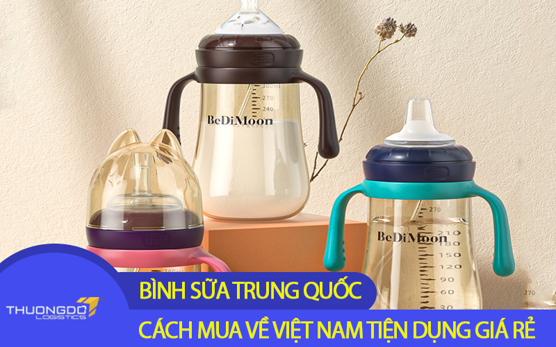 Cách mua bình sữa Trung Quốc về Việt Nam tiện dụng giá rẻ