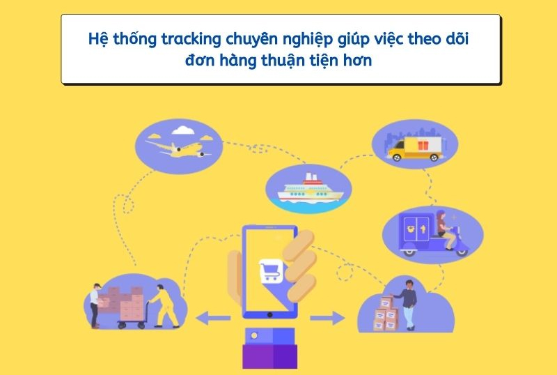 Theo dõi đơn hàng thuận tiện