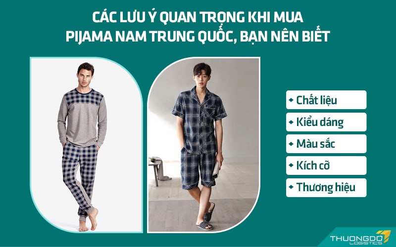 Các lưu ý quan trọng khi mua pijama nam Trung Quốc, bạn nên biết