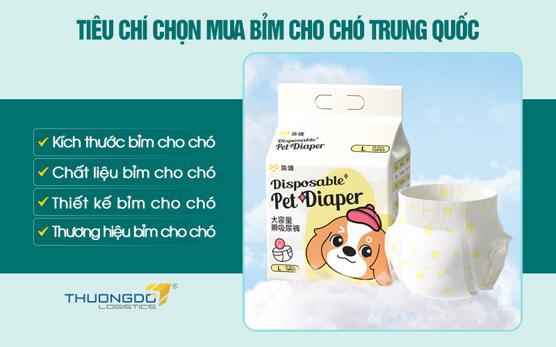 Tiêu chí chọn mua bỉm cho chó nội địa Trung bạn cần biết