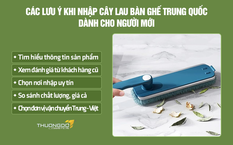 3+ lưu ý nhập cây lau bàn ghế Trung Quốc cho người mới