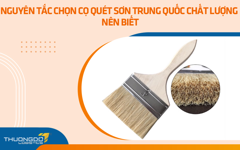 Nguyên tắc chọn cọ quét sơn Trung Quốc chất lượng nên biết