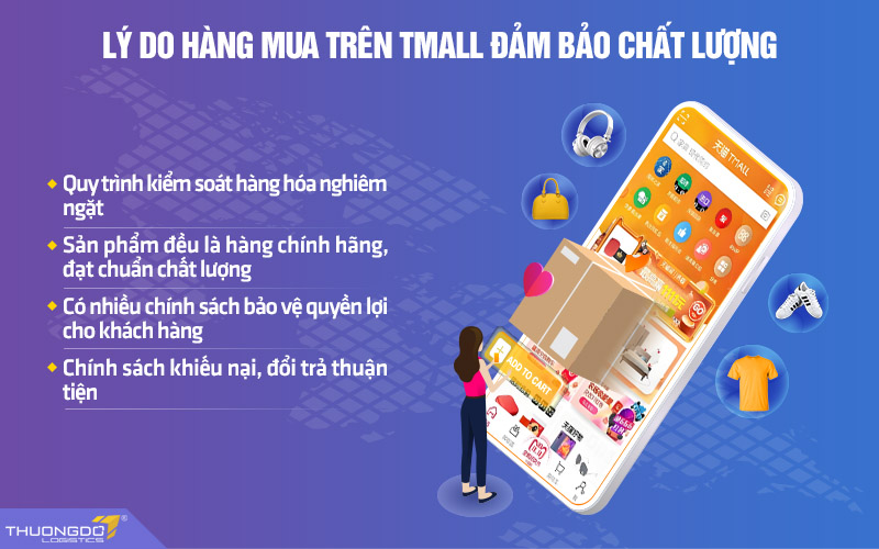 Lý do chọn mua hàng trên Tmall đảm bảo chất lượng