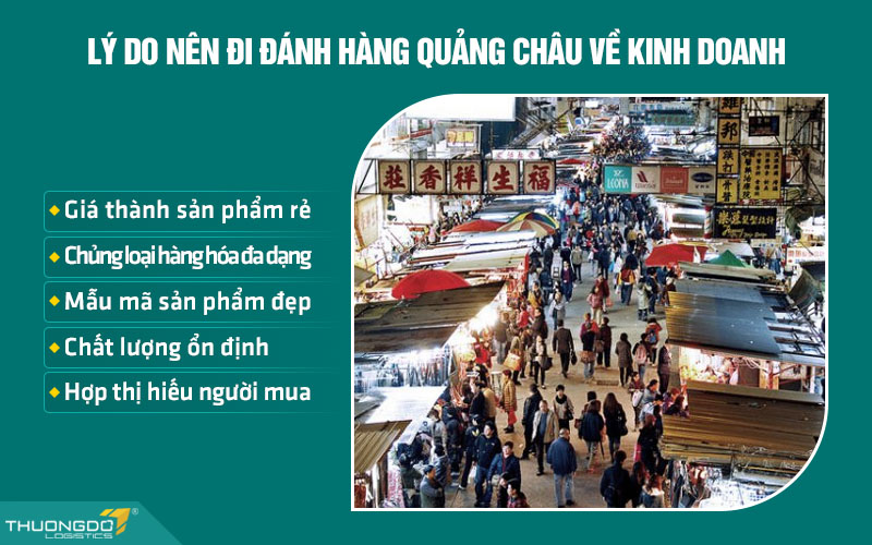 Lý do chủ thương nên đi đánh hàng Quảng Châu