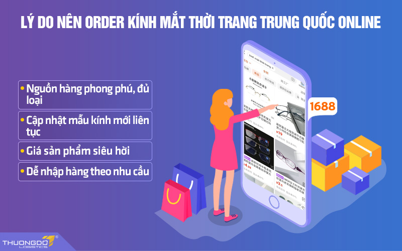 Lý do bạn nên order kính mắt thời trang Trung Quốc