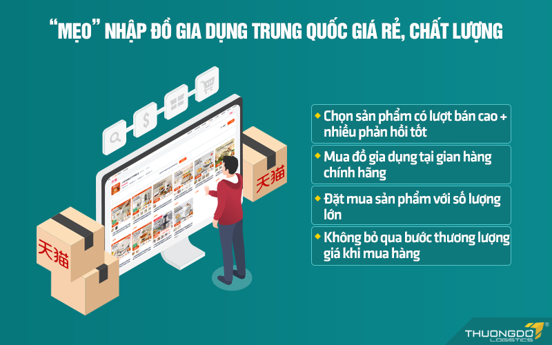 Một số "mẹo" cần nắm được khi nhập đồ gia dụng Trung Quốc giá rẻ