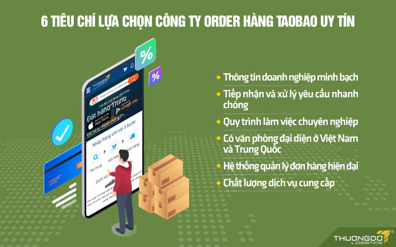 Tiêu chí lựa chọn công ty order Taobao uy tín cực chuẩn